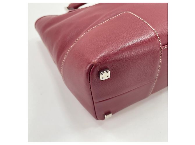 Borsa Loewe Amazona 28 Anagram in rosso - vista 8