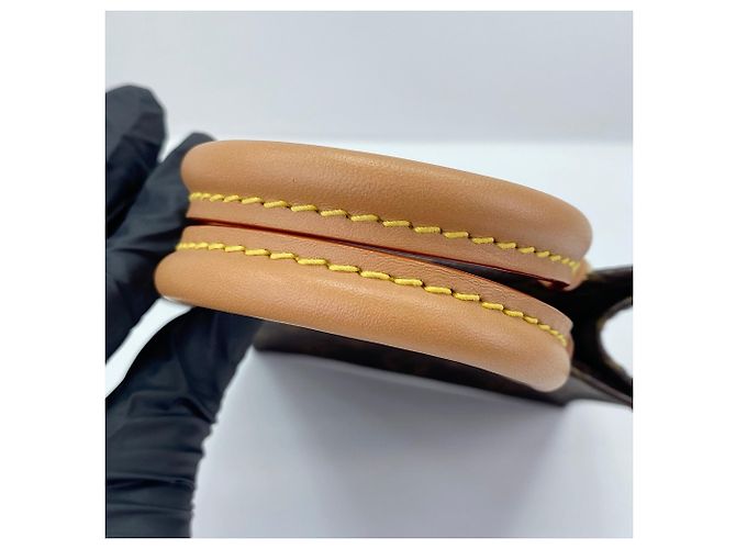 Borsa a Spalla Louis Vuitton Petite Sac Plamini Marrone - vista 10