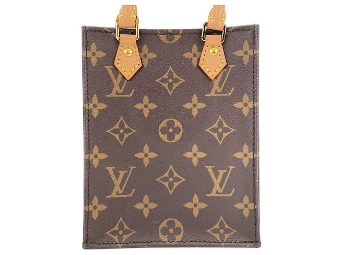Borsa a Spalla Louis Vuitton Petite Sac Plamini Marrone - vista 2