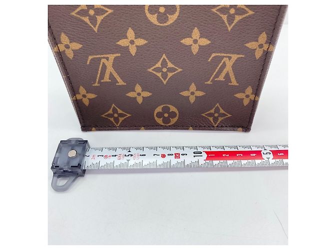 Borsa a Spalla Louis Vuitton Petite Sac Plamini Marrone - vista 4