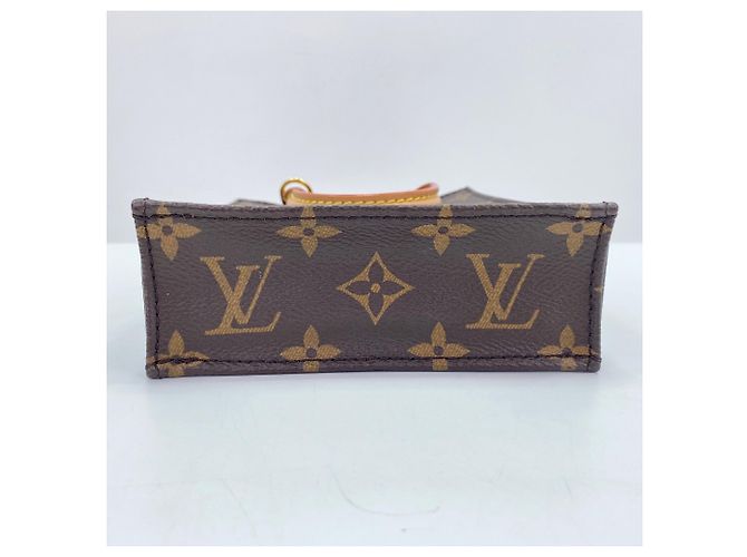 Borsa a Spalla Louis Vuitton Petite Sac Plamini Marrone - vista 7