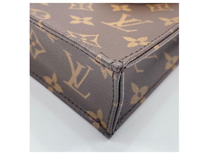Borsa a Spalla Louis Vuitton Petite Sac Plamini Marrone - vista 8