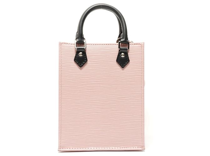 Borsa a Spalla Louis Vuitton Petite Sac Plat Epi M69575 Rosa - vista 2