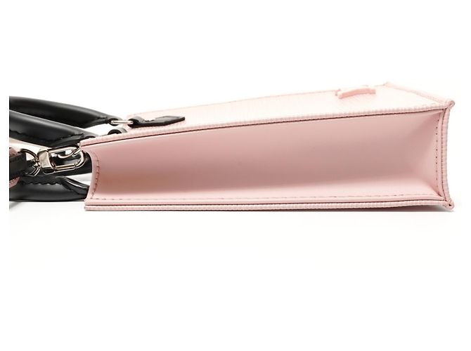 Borsa a Spalla Louis Vuitton Petite Sac Plat Epi M69575 Rosa - vista 3