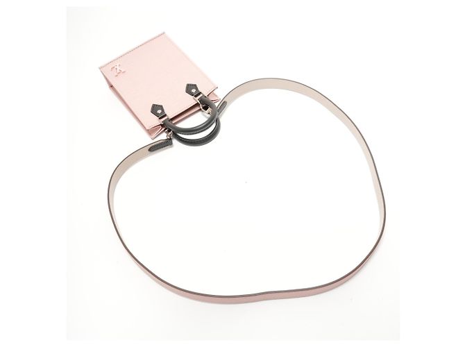 Borsa a Spalla Louis Vuitton Petite Sac Plat Epi M69575 Rosa - vista 8