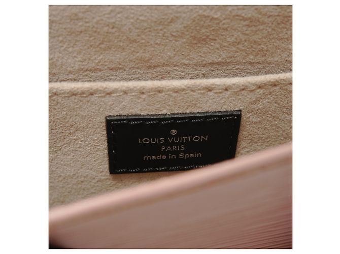 Borsa a Spalla Louis Vuitton Petite Sac Plat Epi M69575 Rosa - vista 9
