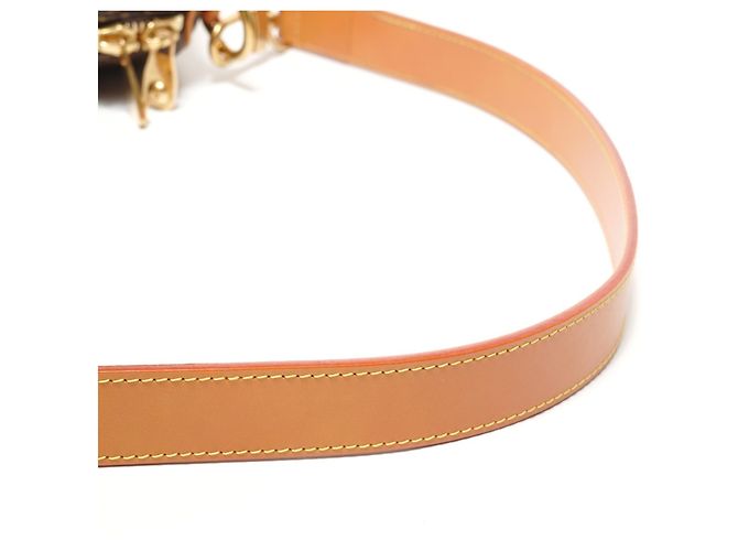 Borsa a tracolla Louis Vuitton Needle Bag Monogram marrone - vista 12