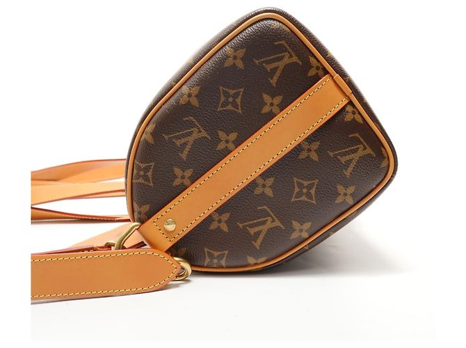 Borsa a tracolla Louis Vuitton Needle Bag Monogram marrone - vista 3