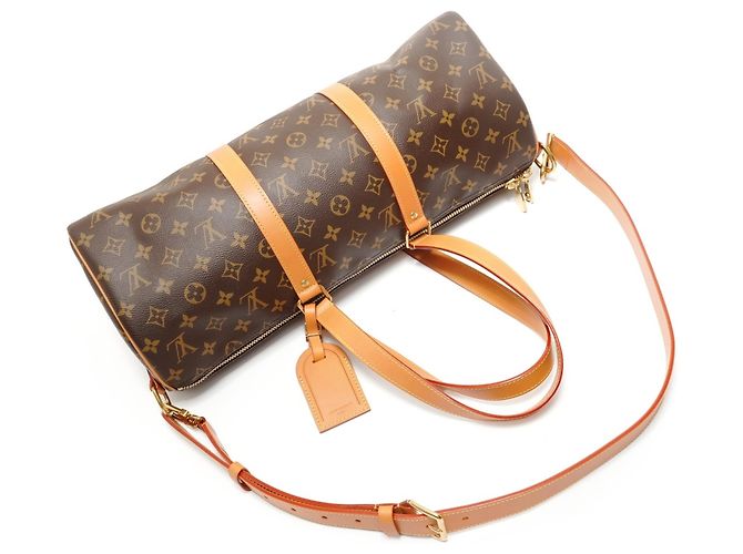 Borsa a tracolla Louis Vuitton Needle Bag Monogram marrone - vista 8