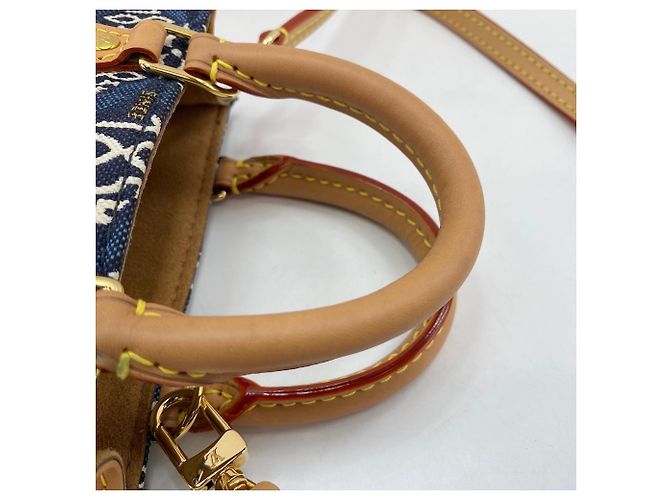 Borsa Petite Sac Plat 1854 di Louis Vuitton Blu navy - vista 10