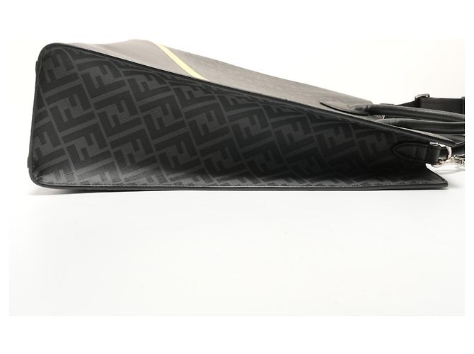 Borsa Fendi Vertical 2-way Zucca Nero - vista 4
