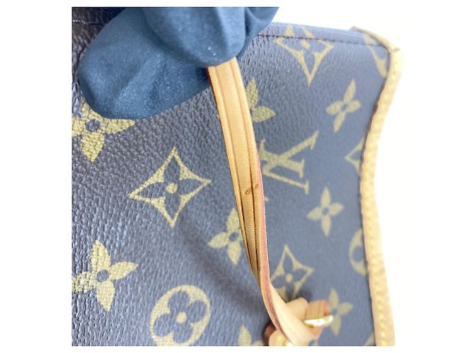 Borsa Tote Louis Vuitton Neverfull GM Marrone - vista 16
