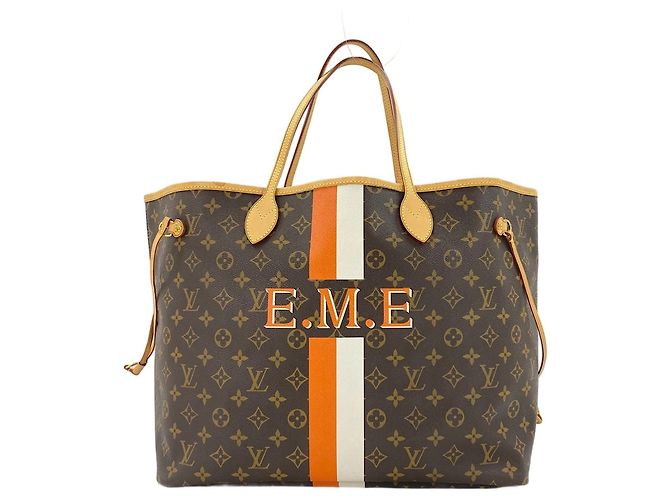 Borsa Tote Louis Vuitton Neverfull GM Marrone - vista 2