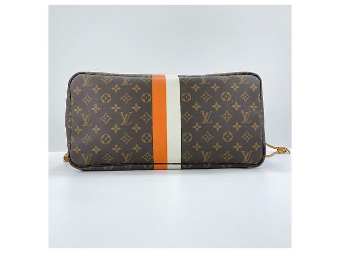 Borsa Tote Louis Vuitton Neverfull GM Marrone - vista 7