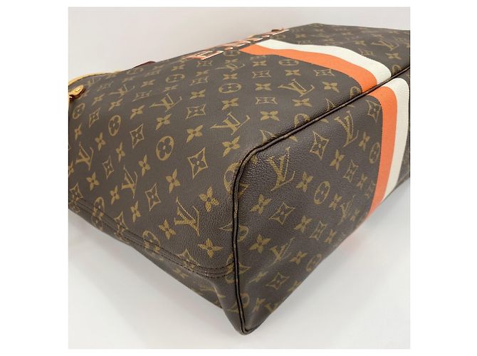 Borsa Tote Louis Vuitton Neverfull GM Marrone - vista 8