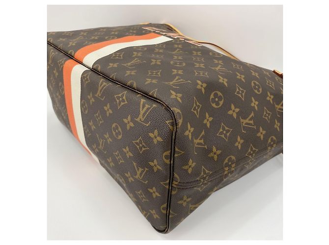 Borsa Tote Louis Vuitton Neverfull GM Marrone - vista 9