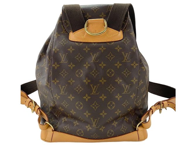 Zaino Montsouris GM Louis Vuitton Marrone - vista 3