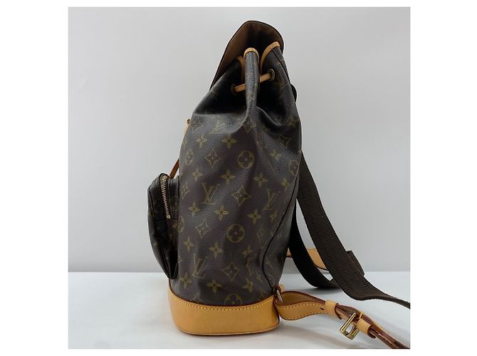 Zaino Montsouris GM Louis Vuitton Marrone - vista 5