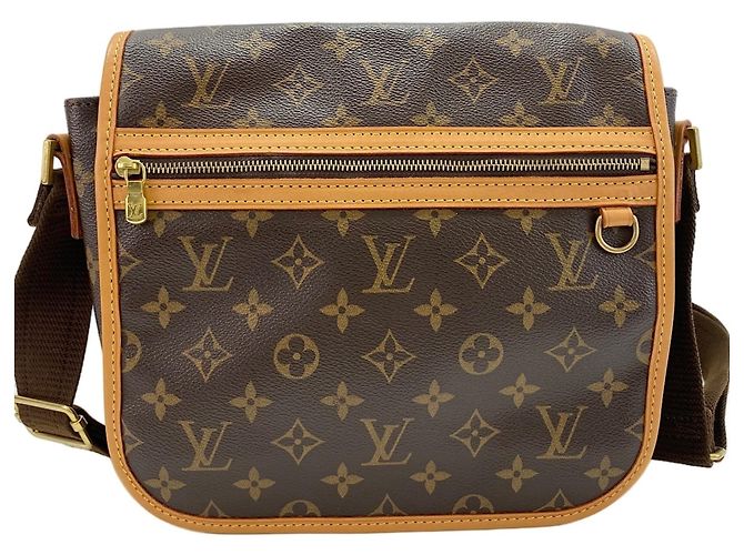 Borsa a Spalla Louis Vuitton Messenger Bosphore PM Marrone - vista 2