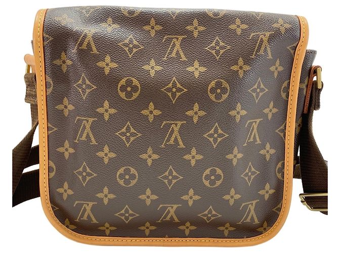 Borsa a Spalla Louis Vuitton Messenger Bosphore PM Marrone - vista 3
