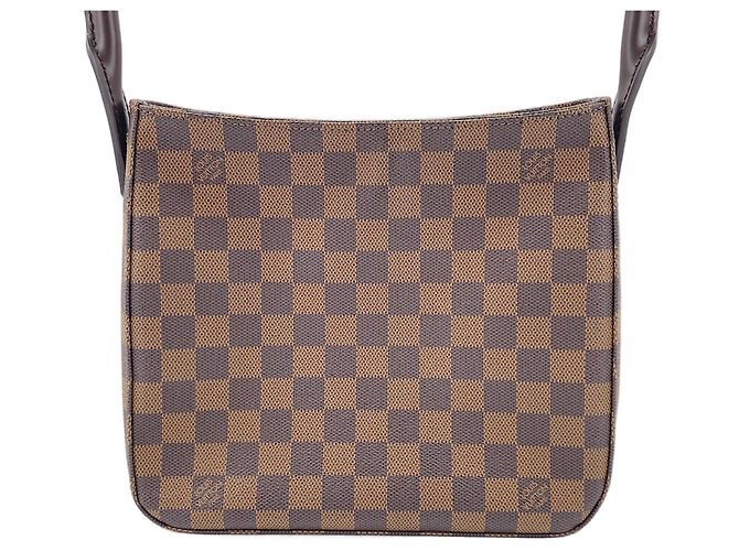 Borsa a Spalla Looping MM Louis Vuitton Marrone - vista 3