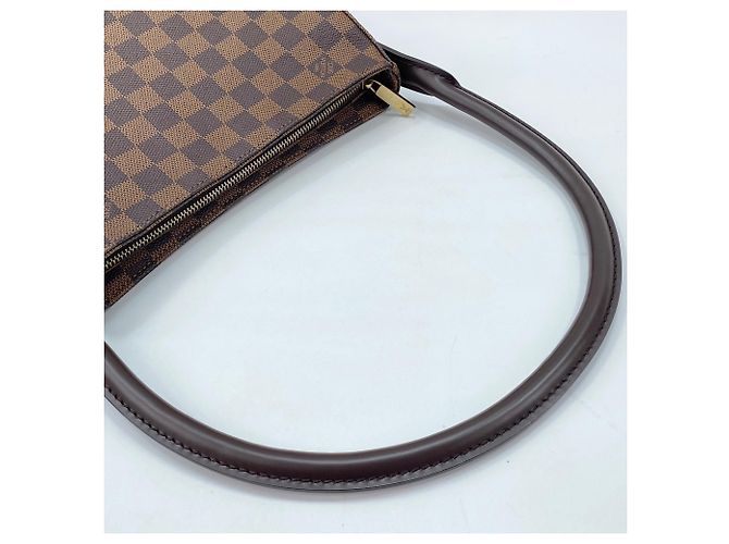 Borsa a Spalla Looping MM Louis Vuitton Marrone - vista 6