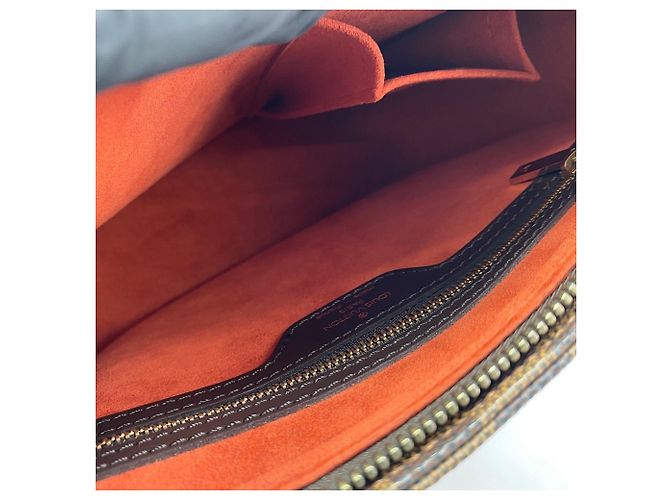 Borsa a Spalla Looping MM Louis Vuitton Marrone - vista 7