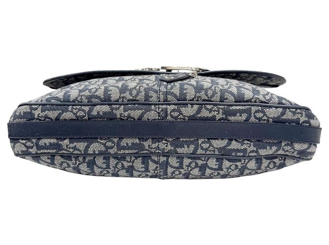 Borsa a Spalla Christian Dior Trotter Blu - vista 5