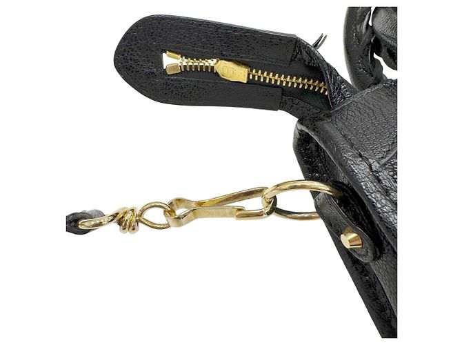 Borsa a mano Balenciaga Classic Mini City in pelle Nero - vista 10