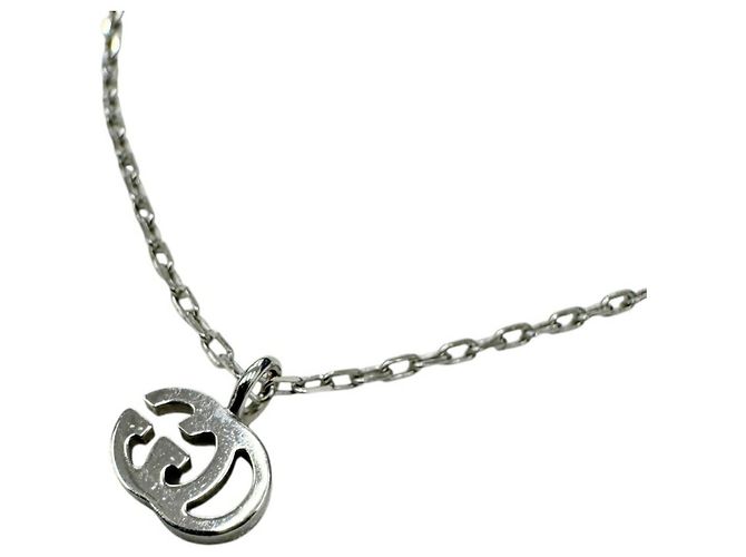 Collana GUCCI Interlocking in oro bianco 18K D'oro - vista 2