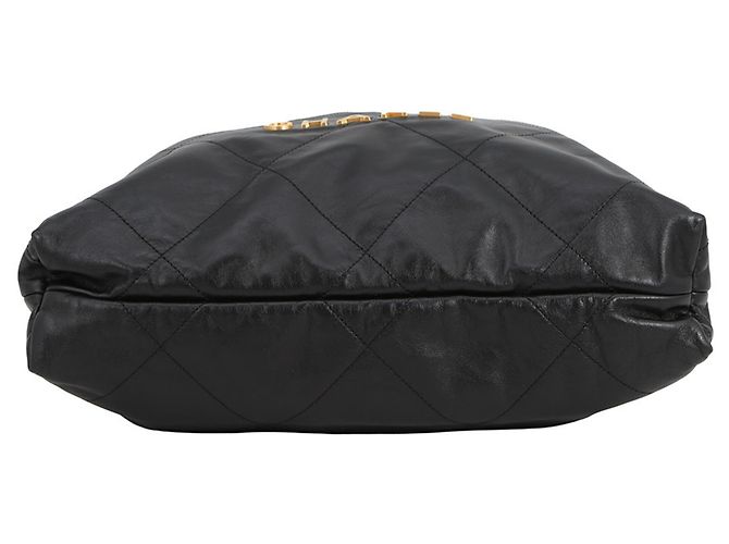 Borsa Chanel nera in pelle di vitello lucida Nero - vista 3