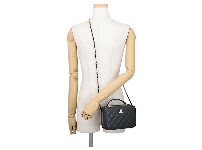 Timeless Borsa a Spalla Chanel Matelassé Chain Nero - vista 4