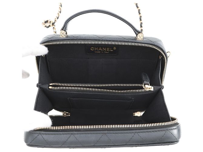 Timeless Borsa a Spalla Chanel Matelassé Chain Nero - vista 5