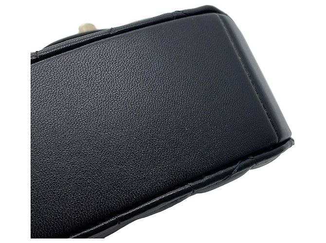 Borsa a tracolla Chanel Matelassé in agnello Nero - vista 13