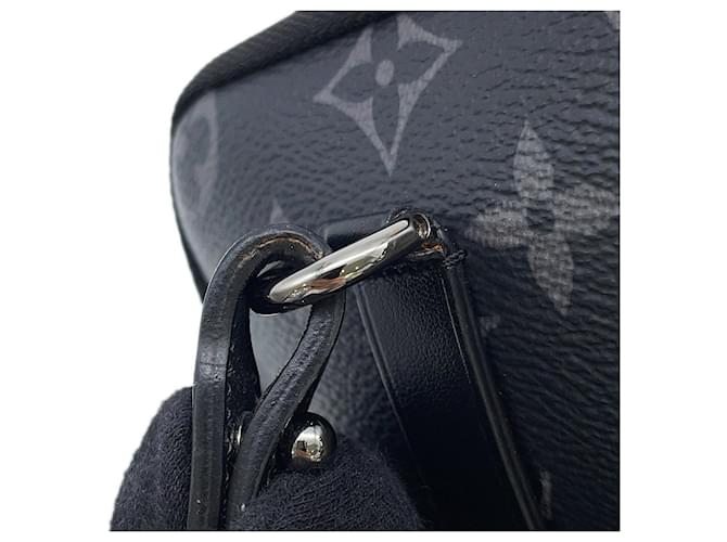 Borsa a Spalla Louis Vuitton Monogram Eclipse Nero - vista 12