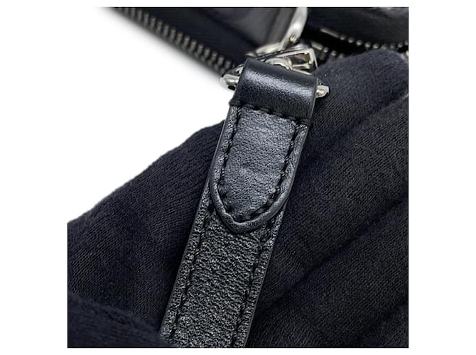 Borsa a Spalla Louis Vuitton Monogram Eclipse Nero - vista 13