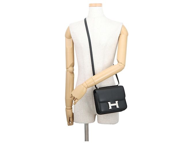 Hermès Hermes Constance 3 Mini Schultertasche Schwarz - Ansicht 5