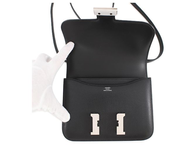 Hermès Hermes Constance 3 Mini Schultertasche Schwarz - Ansicht 6