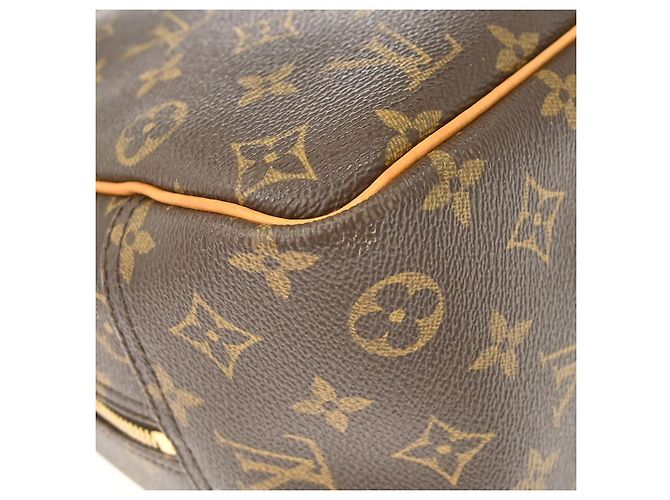 Louis Vuitton Deauville Monogram Canvas 34 Marrone - vista 4
