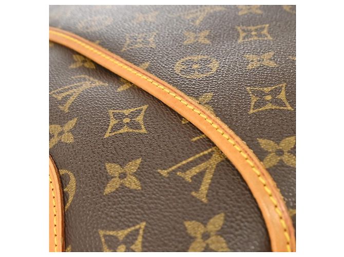 Louis Vuitton Deauville Monogram Canvas 34 Marrone - vista 5