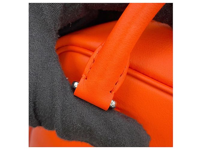 Borsa a mano in pelle Loewe Amazona 15 Arancione - vista 10