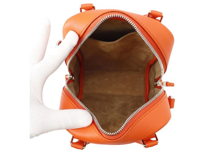 Borsa a mano in pelle Loewe Amazona 15 Arancione - vista 6