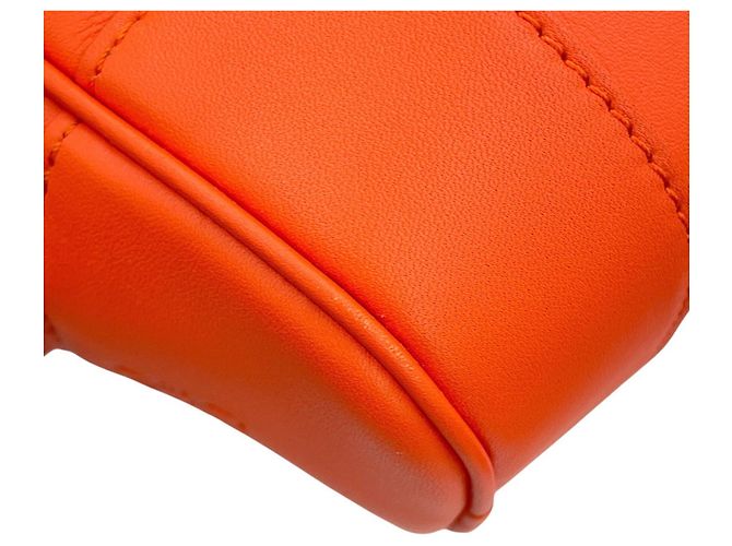 Borsa a mano in pelle Loewe Amazona 15 Arancione - vista 7