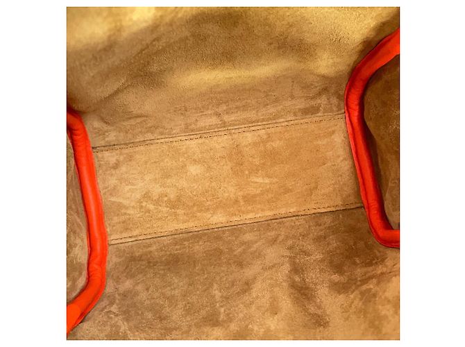 Borsa a mano in pelle Loewe Amazona 15 Arancione - vista 9
