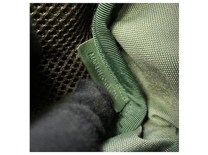 Borsa Loewe Postman Sling Anagram Canvas Verde Cachi - vista 11