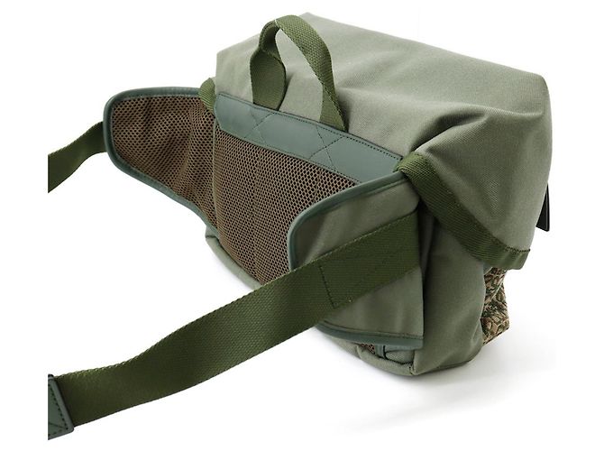 Borsa Loewe Postman Sling Anagram Canvas Verde Cachi - vista 3