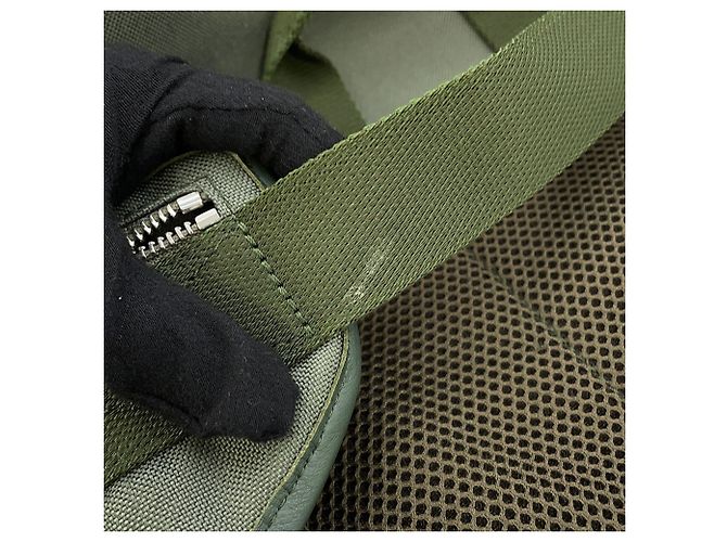 Borsa Loewe Postman Sling Anagram Canvas Verde Cachi - vista 8