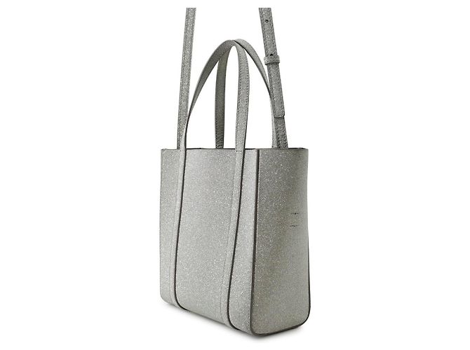 Balenciaga Everyday Tote XXS Ledertasche Silber - Ansicht 2