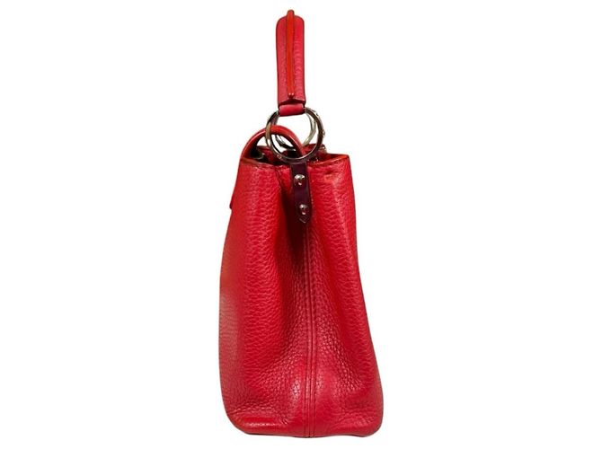 Borsa a tracolla Louis Vuitton Capucines BB in pelle Taurillon Rosso - vista 4