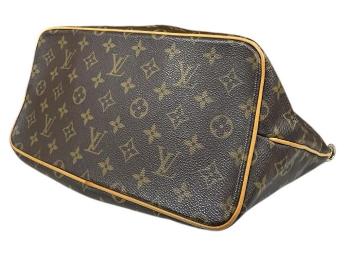 Borsa a Spalla Louis Vuitton Palermo PM Monogram Marrone - vista 5